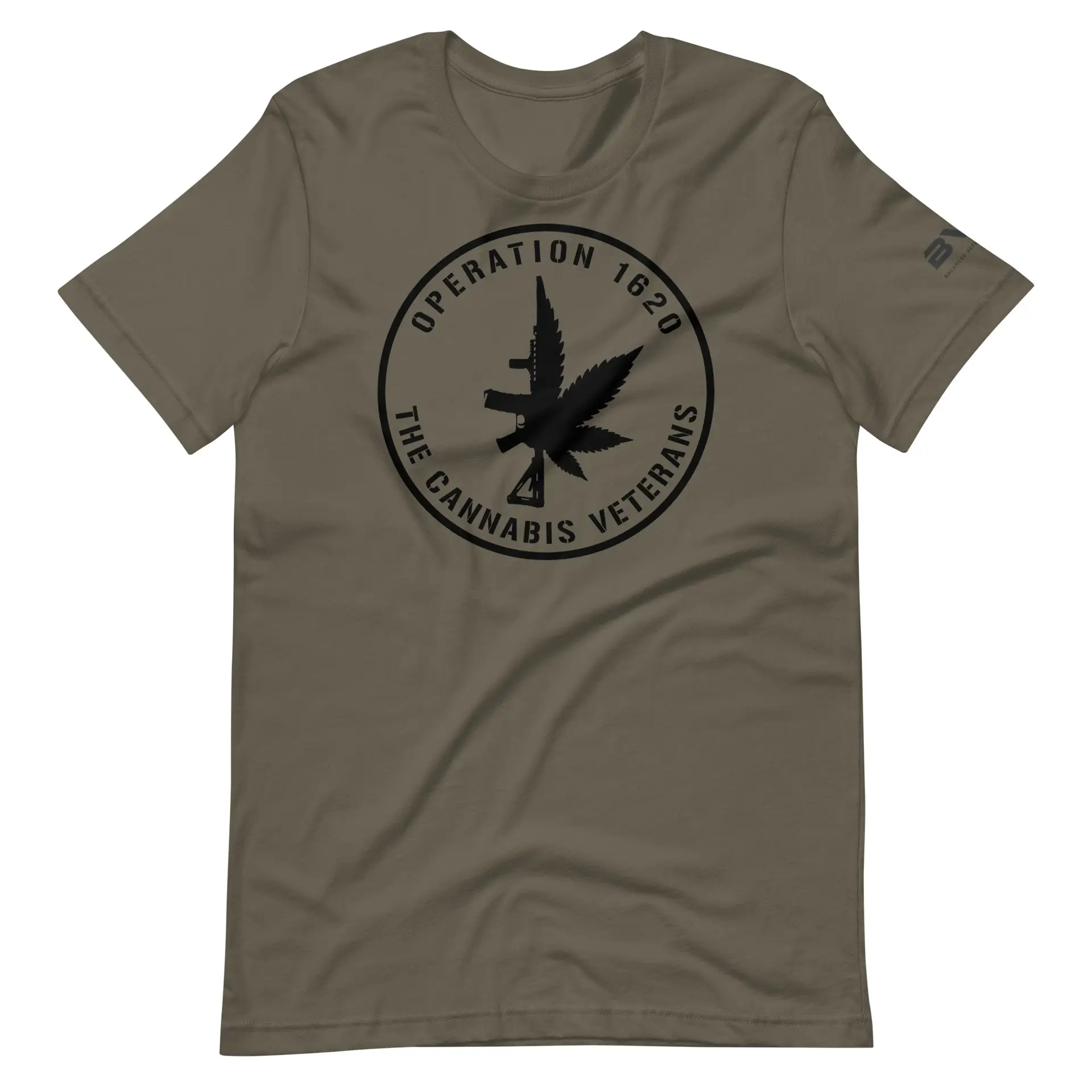 OP1620 Black logo Unisex t-shirt - Image 6