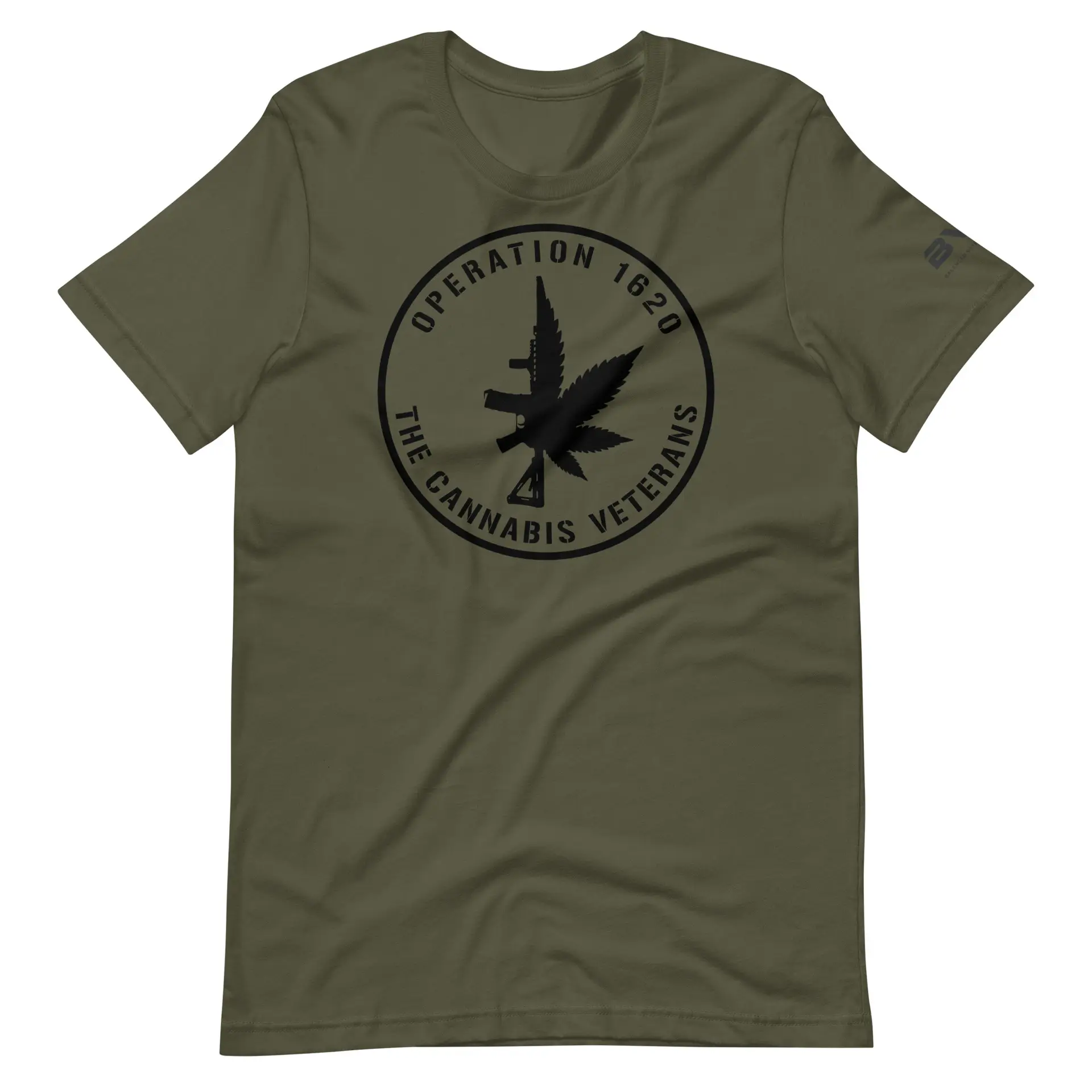 OP1620 Black logo Unisex t-shirt - Image 2